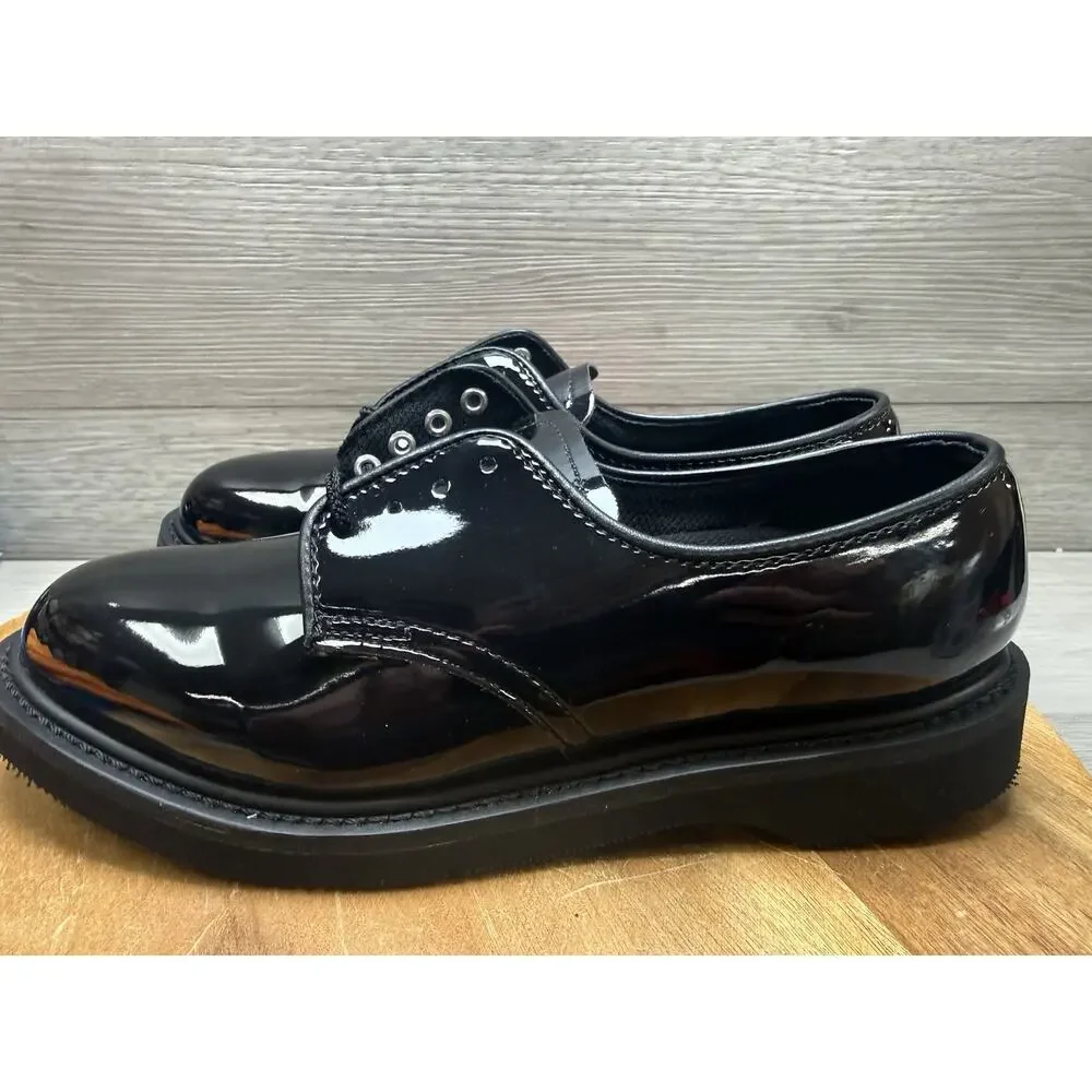 Women's  7 Thorogood Shoes Uniform Classics Poromeric Oxford 831-6027 Black NEW